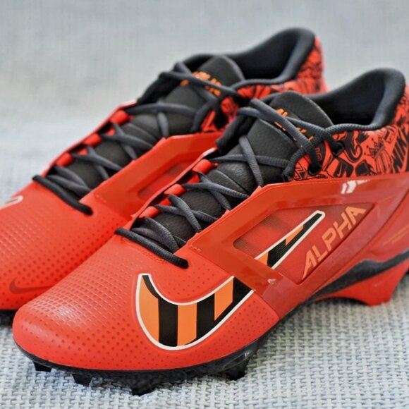 NEW! Size: 15 Men\'s Nike Alpha Menace 4 Pro NRG Football Cleats Red FQ3984-600 main image 11